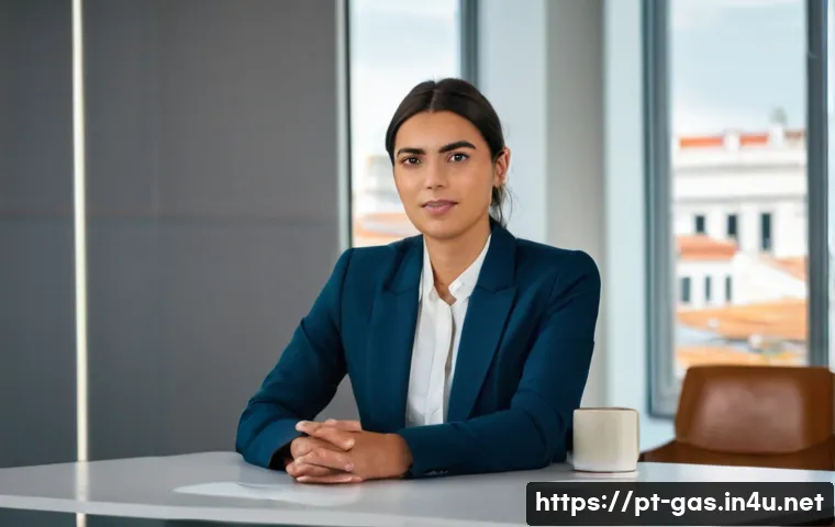 가스 자격증 면접 준비 방법 - **Prompt: Confident Professional in a Portuguese Interview Setting**
    "A confident young professi...